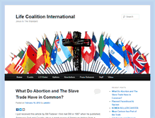 Tablet Screenshot of lifecoalition.com